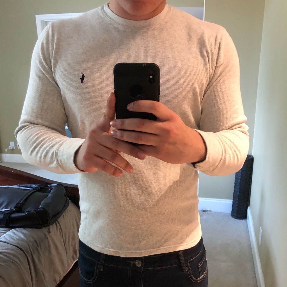 Long sleeve polo size Medium